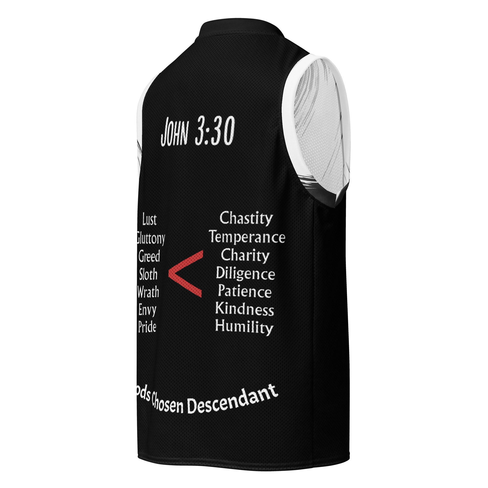 Me < God Premium Basketball Jersey