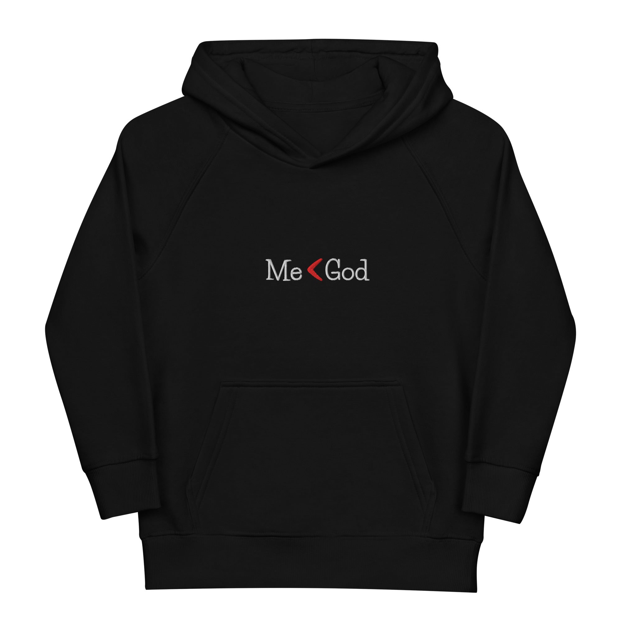Me < God Kids eco hoodie