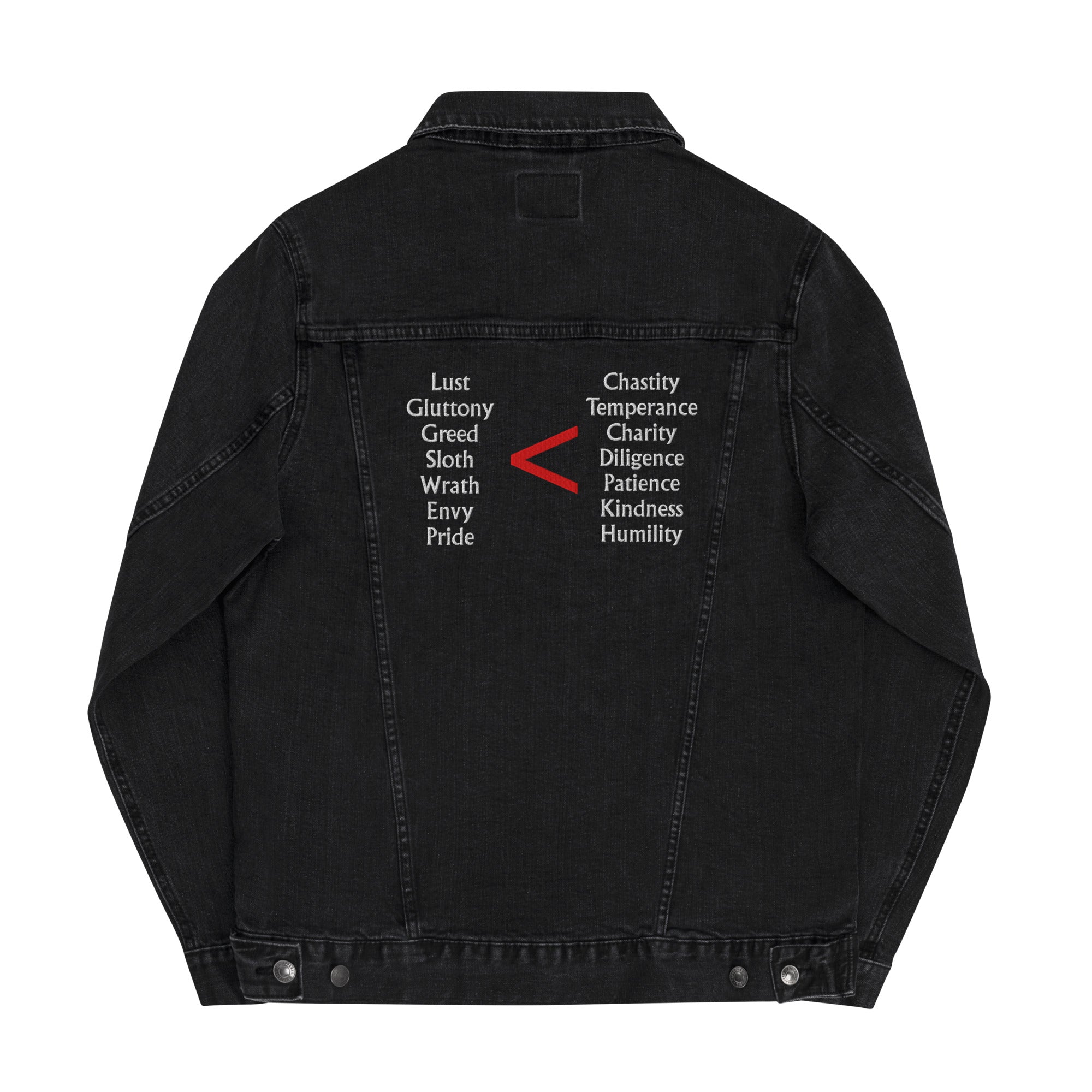 Me < God Unisex Denim Jacket