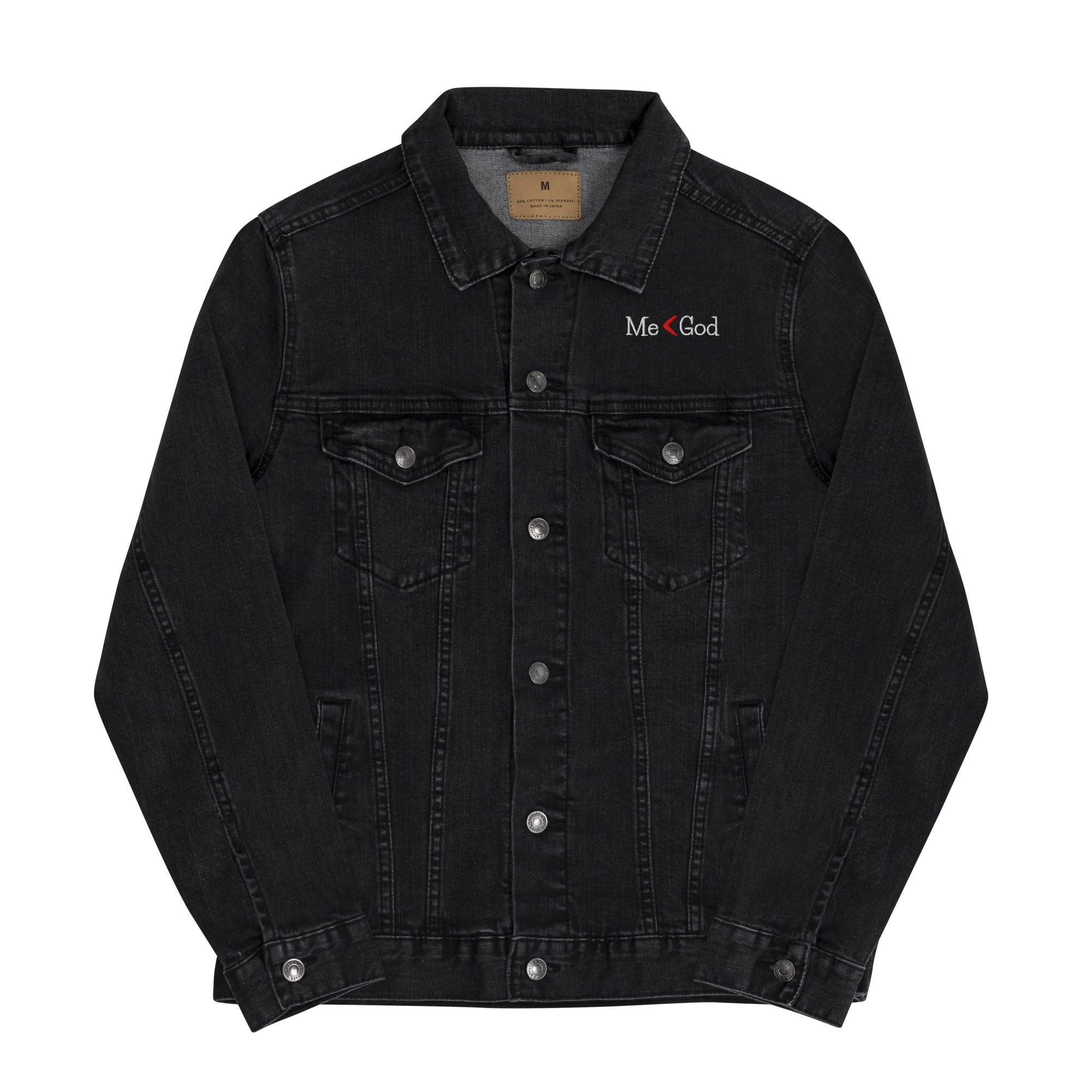 Me < God Unisex Denim Jacket