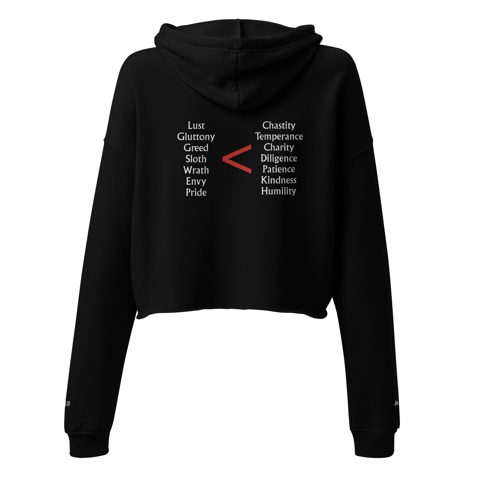Me < God Women's Crop Hoodie